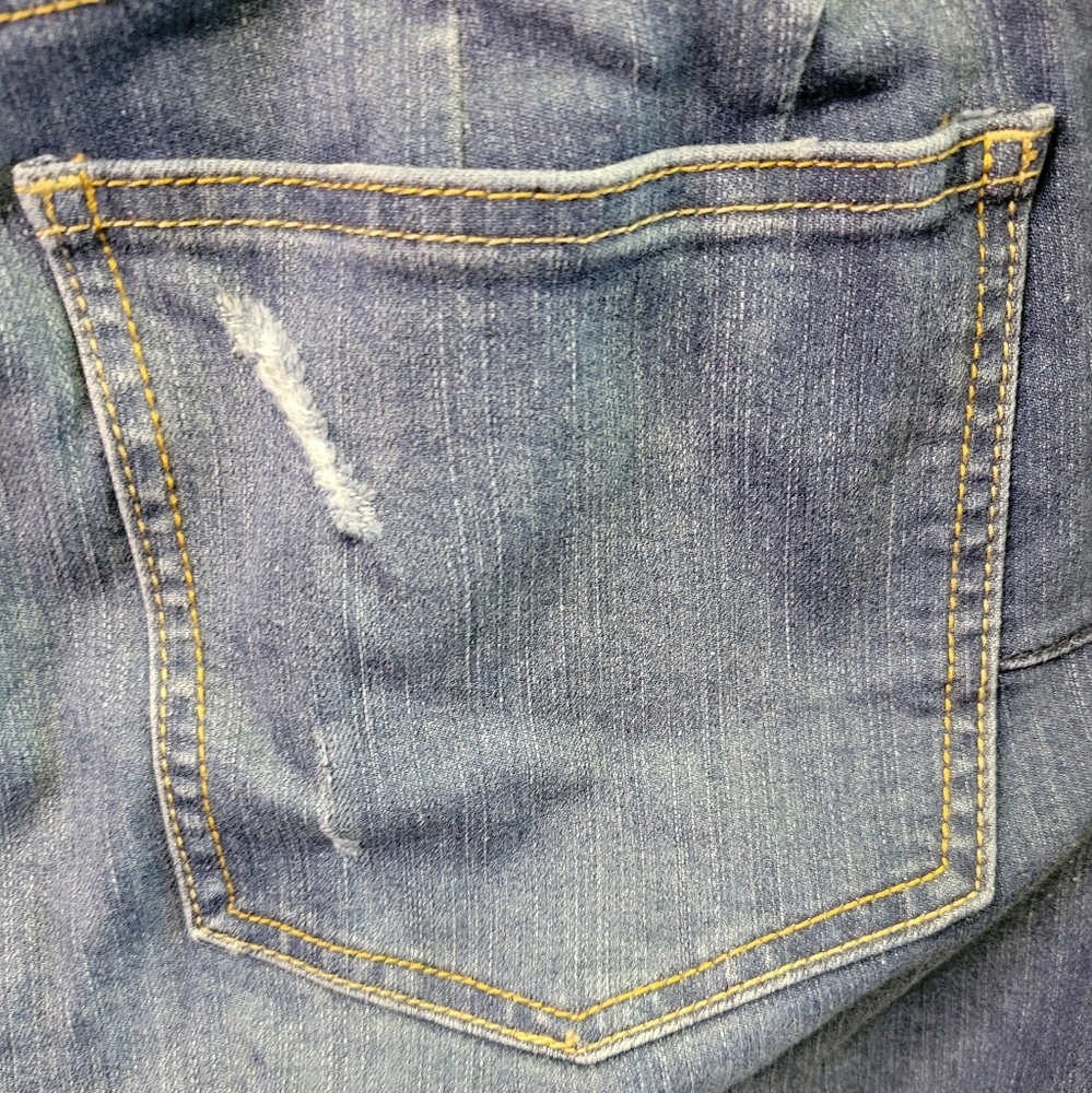 Torrid Women's Distressed Denim "Bombshell Skinny" Premium Stretch Jeans sz 22R - Picture 7 of 10